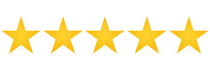Five gold stars