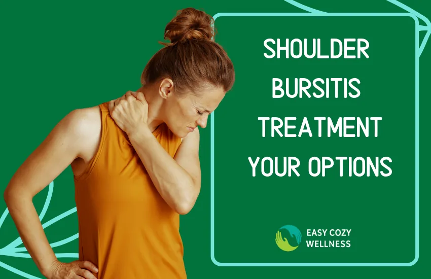 Blog graphic: Shoulder bursitis treatment, your options