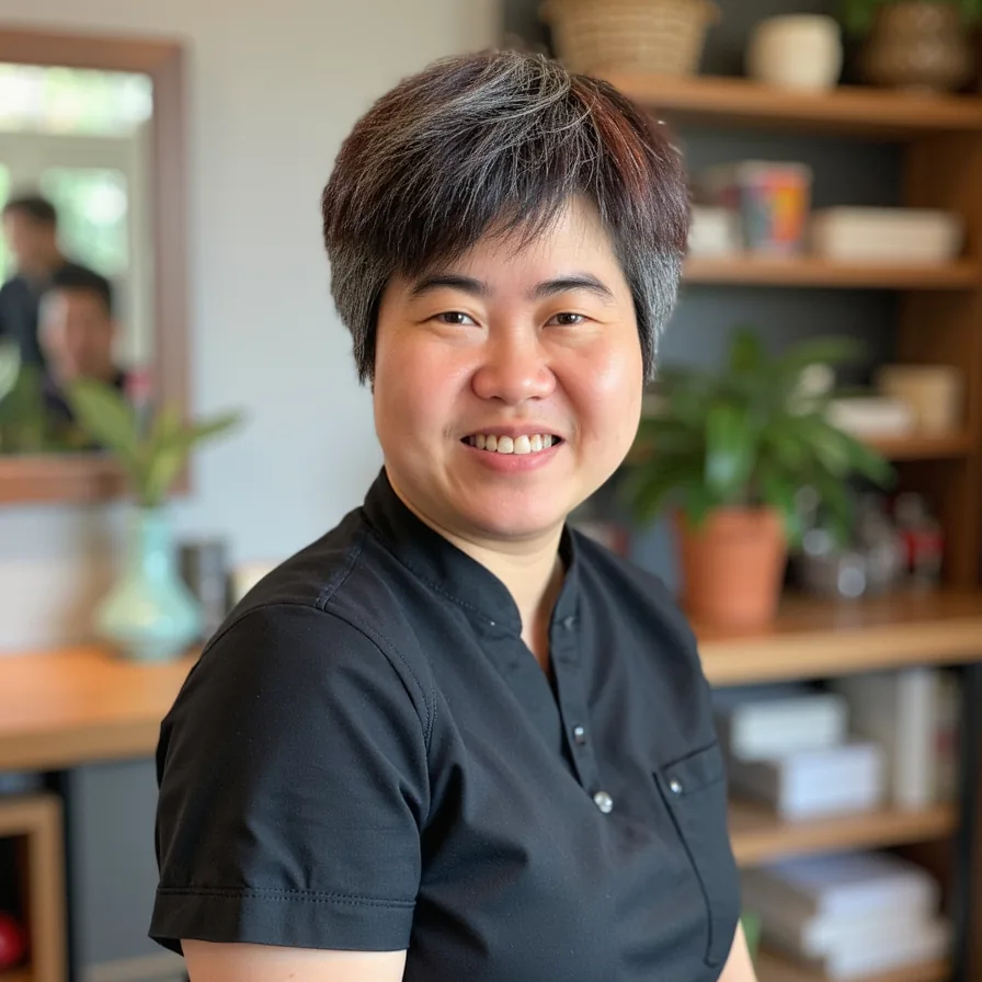 Lillian Lian, acupressure massage specialist at Easy Cozy Wellness in Nanaimo