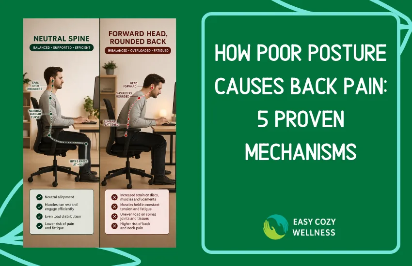 How Poor Posture Causes Back Pain: 5 Proven Mechanisms