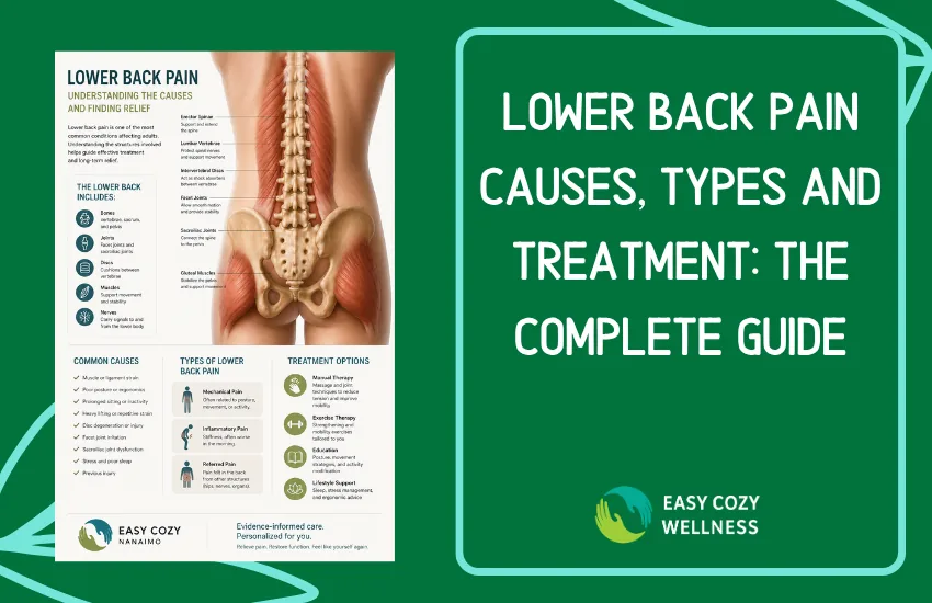 Lower Back Pain Causes, Types and Treatment: The Complete Guide